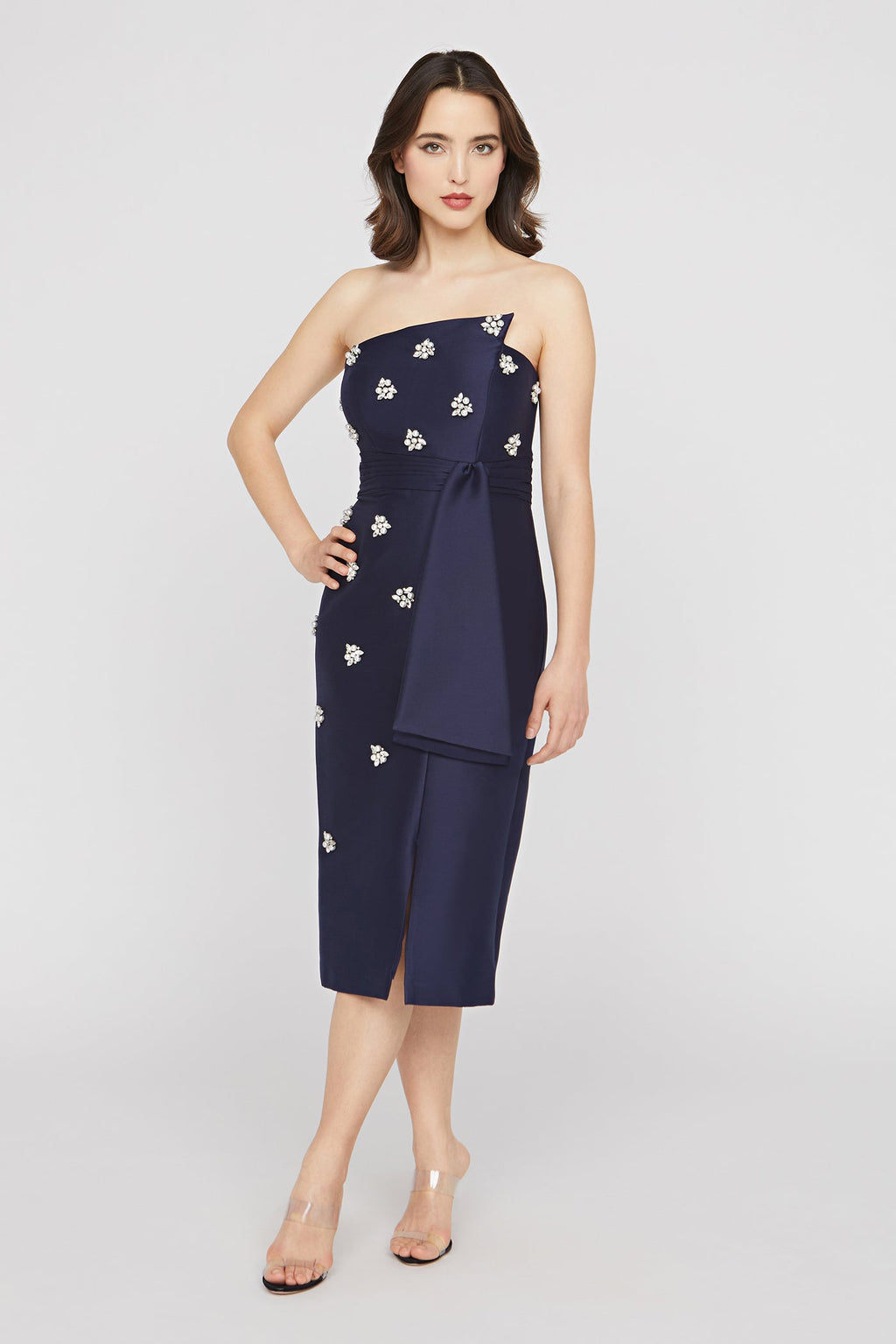 Ria Embellished Midi Dress