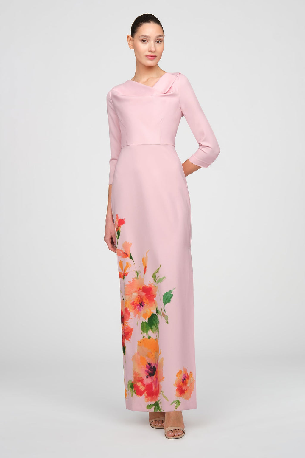Magnolia Column Gown