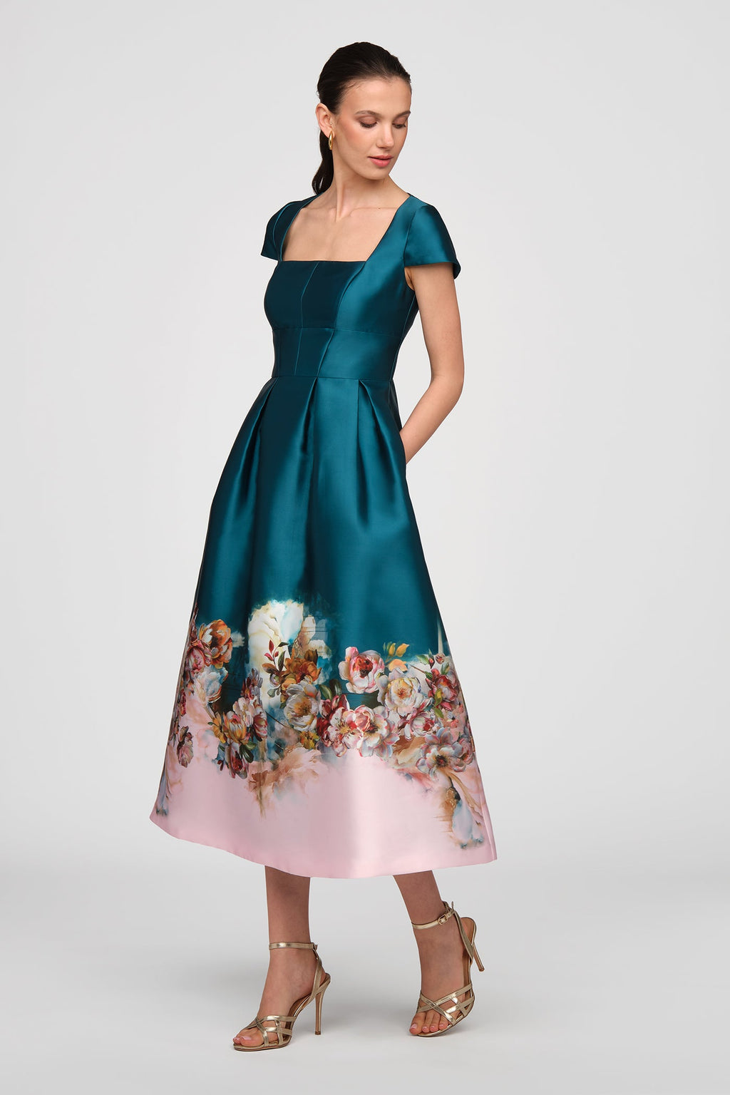 Amaya Tea Length Dress