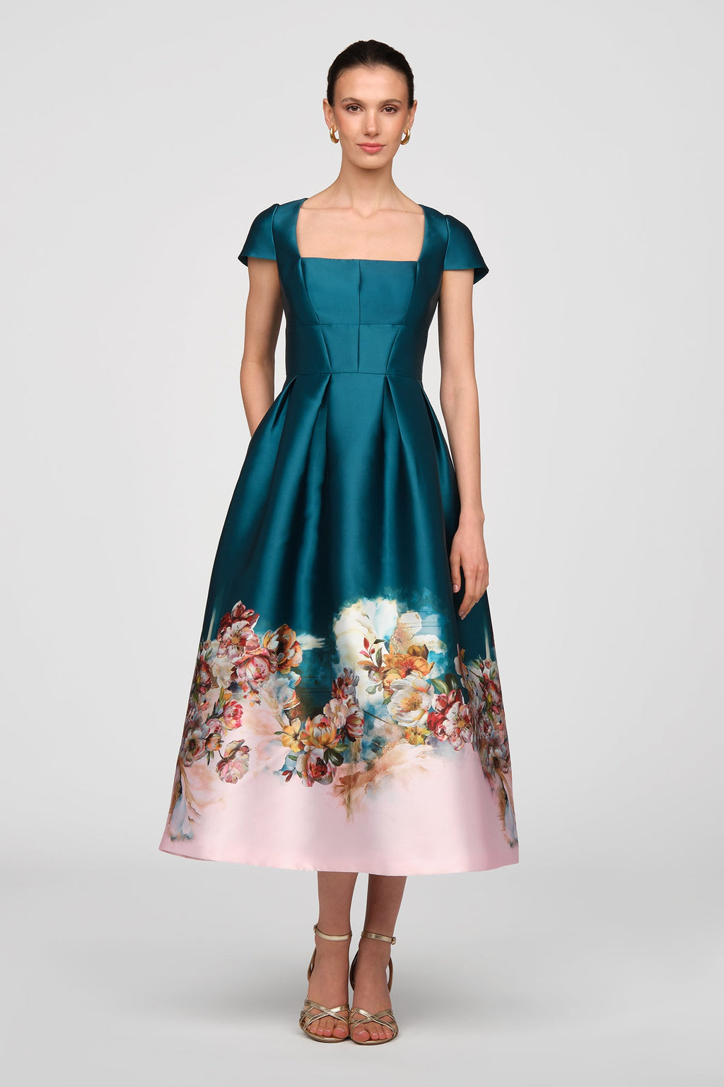 Amaya Tea Length Dress
