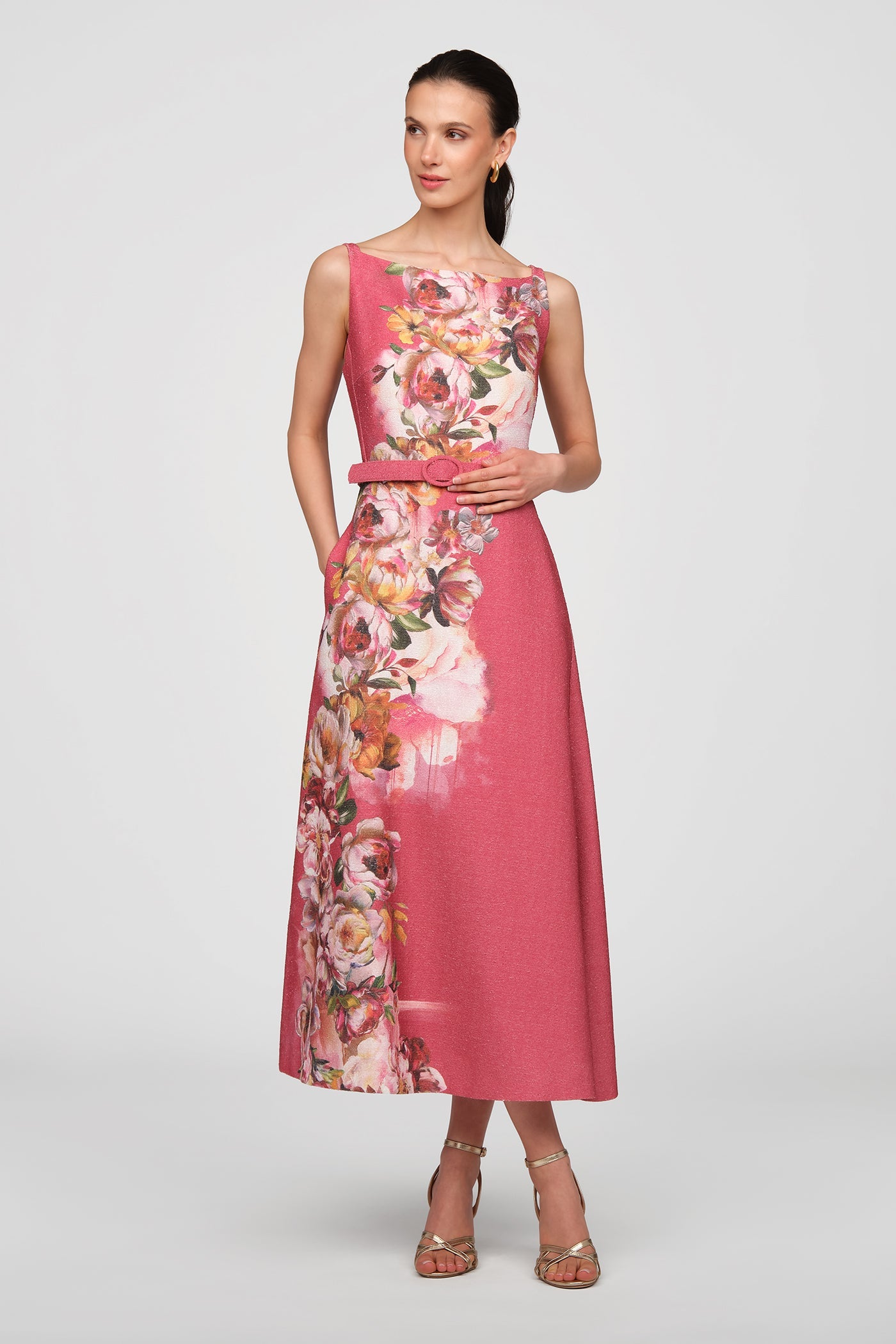 Slyvie Tea Length Dress