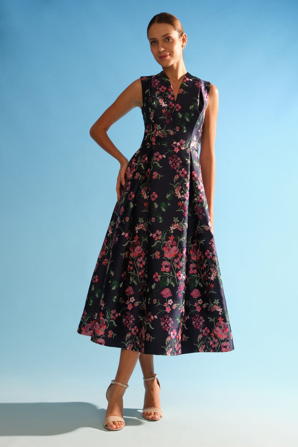 Rhea Tea Length Dress